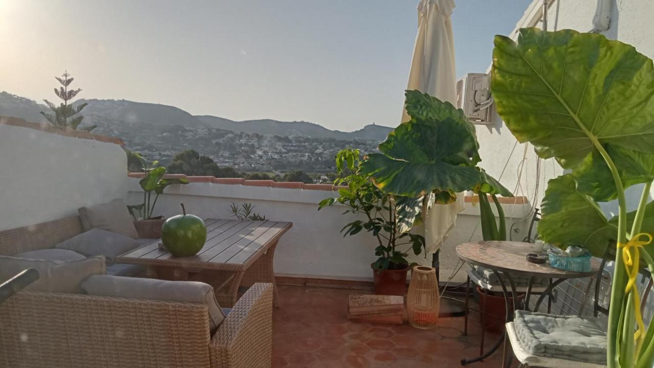 Atico-Penthouse En Moraira Con Vistas Al Mar Apartment Teulada Luaran gambar