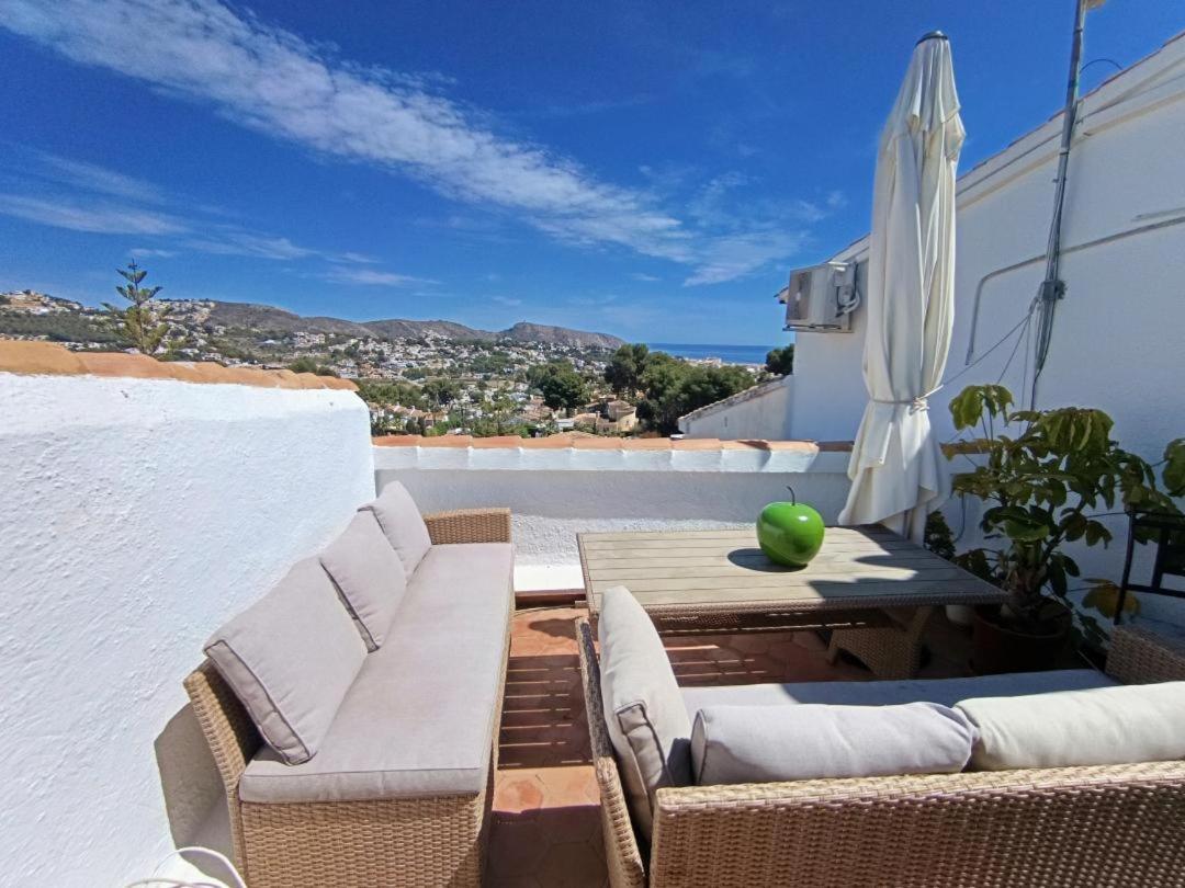 Atico-Penthouse En Moraira Con Vistas Al Mar Apartment Teulada Luaran gambar